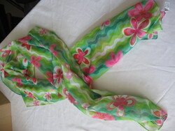 Retro hippi Flower Power virágos olasz sál