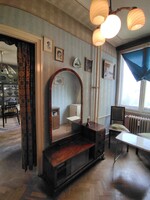 Art Deco előszoba szekrény boltíves tükörrel