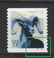 Lemezszámos USA 0227 Mi 4211 PL S1111111      2,50 Euró