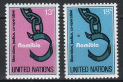 ENSZ 0165  (New York) Mi 320-321 postatiszta    0,80 Euro