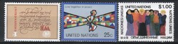 ENSZ 0163  (New York) Mi 315-317 postatiszta    2,00 Euro