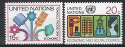 ENSZ 0172  (New York) Mi 364-365 postatiszta    0,80 Euro