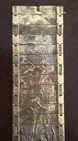 Art-Deco 14k arany karkötő, vésett bordás fazon