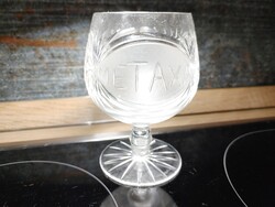 METAXA  RITKA üveg kehely  gyűjtőknek