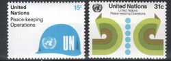 ENSZ 0169  (New York) Mi 344-345 postatiszta    0,80 Euro
