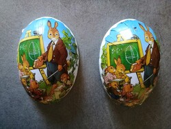 Régi papírmasé tojás húsvéti dekoráció