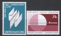 ENSZ 0160  (New York) Mi 309-310 postatiszta    1,00 Euro