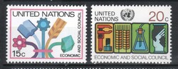ENSZ 0171  (New York) Mi 364-365 postatiszta    0,80 Euro