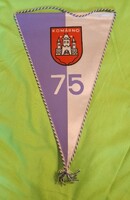 1975-ös évekbeli Szlovák  Sportegyesület, motoros kllub zászló, jó állapotban, 23 x 20 cm