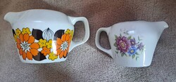 Hollóházi porcelán porcelán kávé kiöntő 1500 ft DBi 10 magas alsó átmérő 8.5 cm