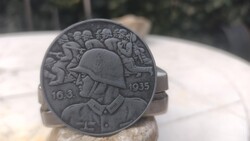 1935 Adolf Idézetével hátoldalon.emlékérem