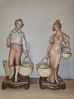 Nagyméretű Johann Maresch páros figurák