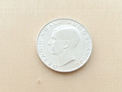 II. Péter ezüst 20 dínár 1938.