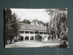 Képeslap, Kács,Szabadság Béke SZOT gyermeküdülő, tábor látkép,részlet, 1965-