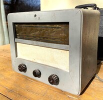 Régi ORION 115A típusú néprádió, házilag skálával ellátott retro műszaki régiség retro