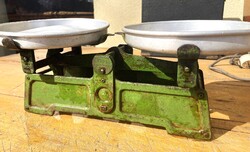Régi "LAMPART” Háztartási mérleg 10 kg emblémás jelzett, vintage konyhai