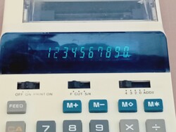 Számológép nyomtató Casio HR-12 vintage alkatrésznek