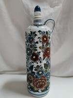 Delft porcelán butelia, ital kiöntő, Holland porcelán, nagy méretű - 30 cm