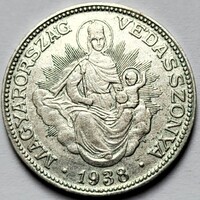 Ezüst 2 Pengő 1938