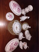 Hollóhàzi ès Budapest porcelànok