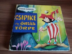 Mesekönyv, Fodor Sándor, Csipike az óriás törpe, 1974-es kiadás, Rusz Lívia rajzaival