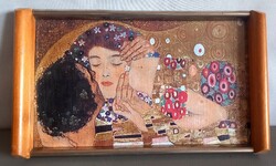 Art deco Klimt tálca ALKUDHATÓ