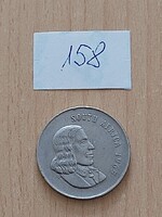DÉL-AFRIKA 20 CENT 1965  "SOUTH AFRICA", Nikkel, Jan van Riebeeck  158