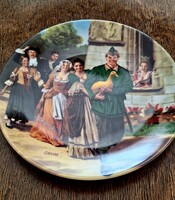 Königszelt bayern Charles Gehm grimm mesék Arany lúd porcelán tányér   20 cm