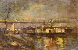 Dános Dezső (1884) ESZTERGOM MÁRIA VALÉRIA HÍD 1920 körül