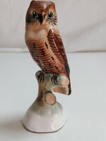 Bodrogkeresztúri kerámia bagoly figura - nem hibátlan