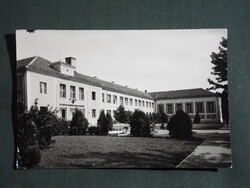 Képeslap,Körmend,Mezőgazdasági technikum,iskola látkép,részlet, 1972-