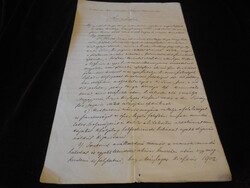 Szerződés  ...1902 évi,