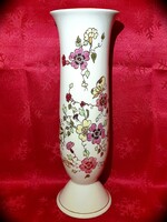 Zsolnay pillangós lepkés váza 27cm