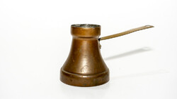Réz kávékiöntő Pakrac Made in Yougoslavia jelzett 8cm