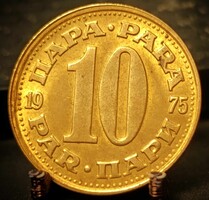 Jugoszlávia 10 para, 1975 B11F5