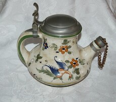 Capodimonte antik  ón fedeles kanna kiöntő