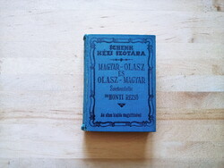 Dr Honti : Magyar - olasz, olasz – magyar szótár (Schenk)