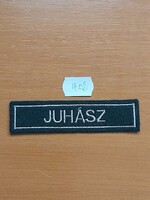 HÍMZETT JUHÁSZ NÉV FELVARRÓ 402.