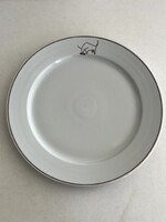 Vintage, retro Alföldi porcelán nagyméretű lapos tányér "Pampa" felirattal, bika logóval