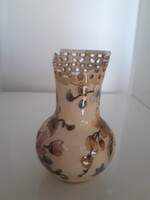 Régi Zsolnay porcelán váza 11,7 cm