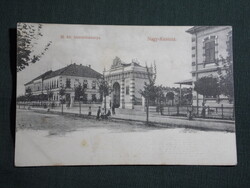 Képeslap,Nagykanizsa,Magyar királyi honvédlaktanya látkép,Alt & Böhm Nagykanizsa kiadás,1905-