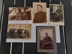 Antik katona fotók egyben