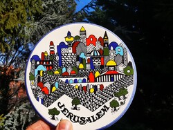 JERUSALEM FALI TÁL, 13 cm,