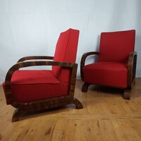 Art-deco fotelpár századközepi fotel karosszék