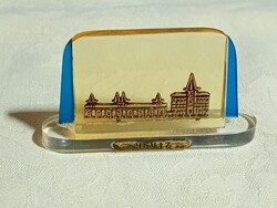 Balatoni emlék HÉVÍZ plexi retro