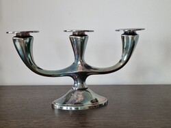 Vintage WMF ezüstözött gyertyatartó- 25x13cm