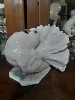 Német,Germany Rosenthal Udvarló Galamb Figurális Szobor,Porcelán Figura.Fritz Heidenreich.17 cm