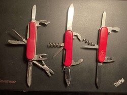 3 db  régi bicska Victorinox Poland Japan