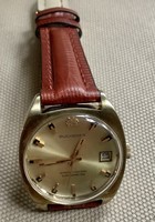 BUCHERER chronometer - automata aranyozott karóra az 1960-as évekből - gyűjtői, működésről videó