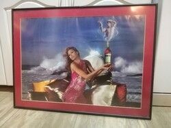 Eva Mendes Campari reklám, keretezve. 69 x 51 cm.